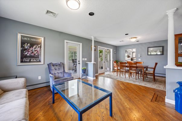 Dining room, Interior, Living room, Wood Texture Flooring