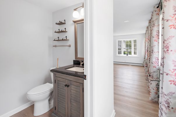 Bathroom, Interior, Wood Texture Flooring