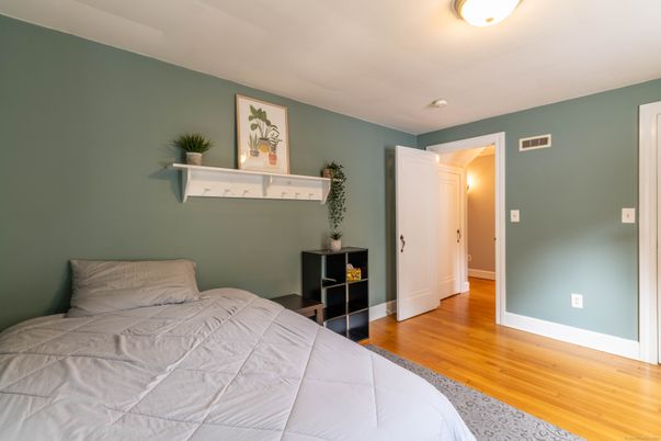 Bedroom, Interior, Wood Texture Flooring