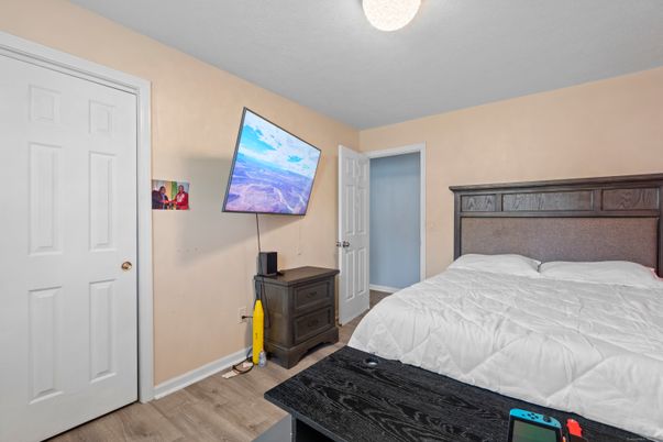 Bedroom, Interior, Wood Texture Flooring