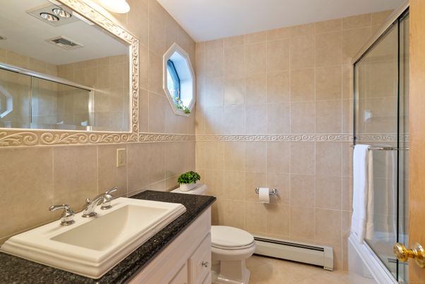Bathroom, Glass Shower, Interior
