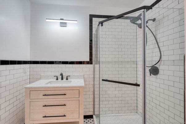 Bathroom, Glass Shower, Interior