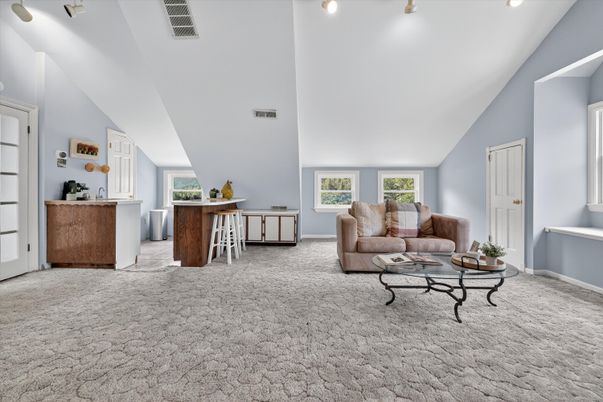 Interior, Living room, Recessed Lighting