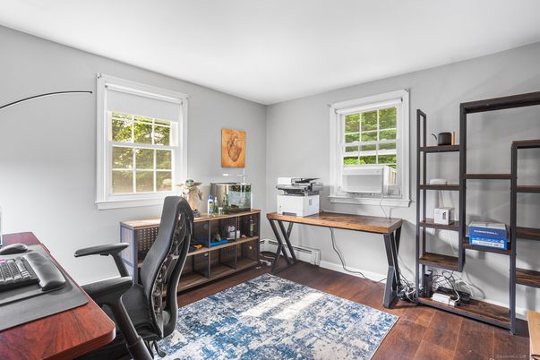 Home Office, Interior, Wood Texture Flooring