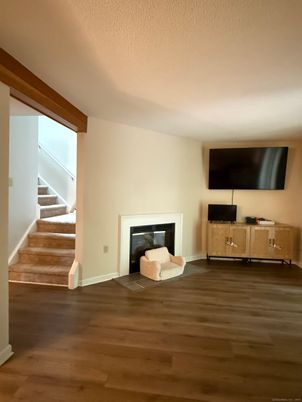 Fireplace, Interior, Wood Texture Flooring
