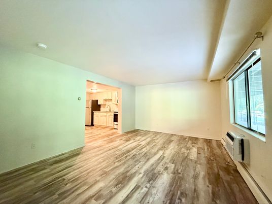 Empty room, Interior, Kitchen, Wood Texture Flooring