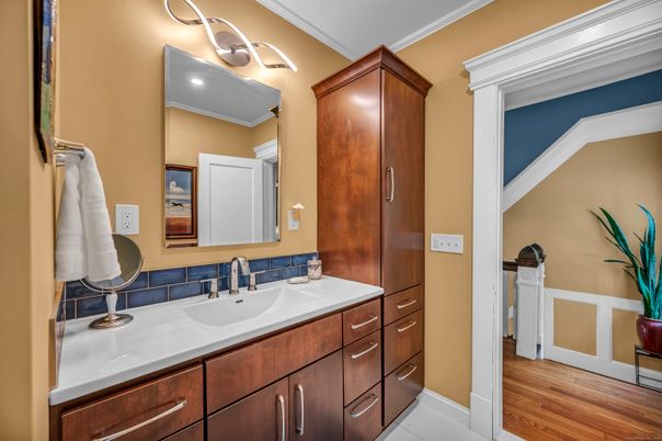 Bathroom, Interior, Wood Texture Flooring
