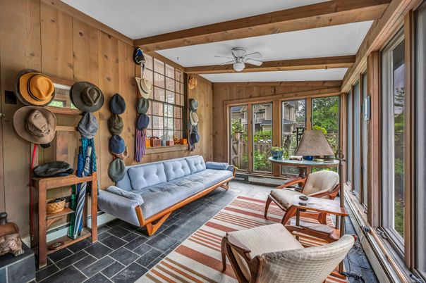 Interior, Living room, Wooden Beams, Wooden Walls