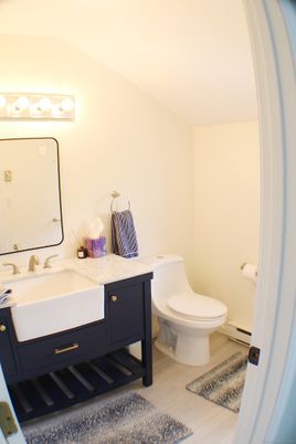 Bathroom, Interior, Wood Texture Flooring