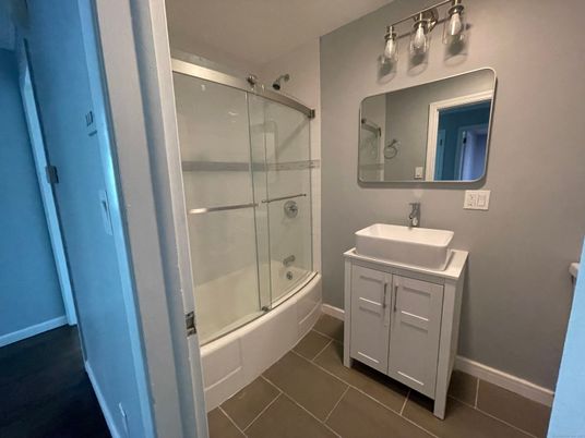 Bathroom, Glass Shower, Interior