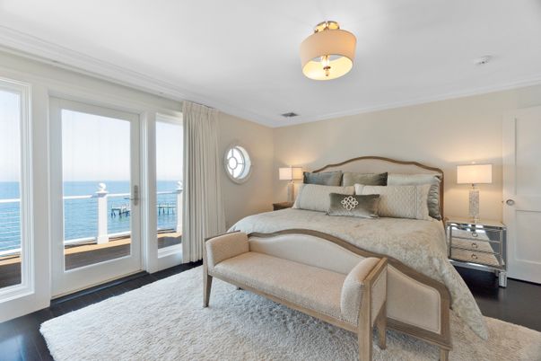 Bedroom, Interior, Water, Wood Texture Flooring