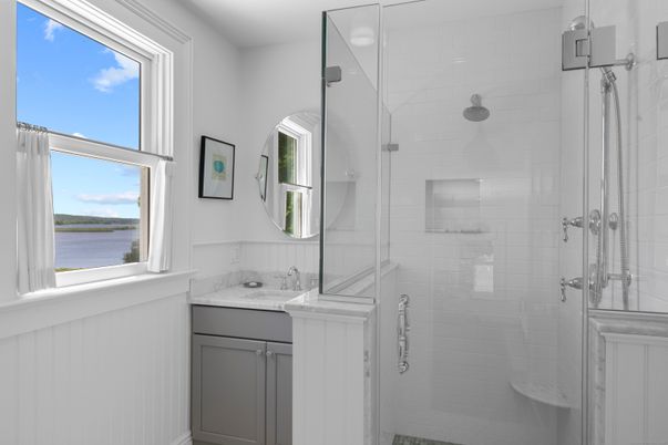 Bathroom, Glass Shower, Interior, Water