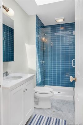 Bathroom, Glass Shower, Interior, Marble