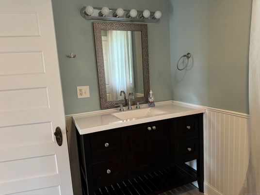 Bathroom, Interior, Wood Texture Flooring