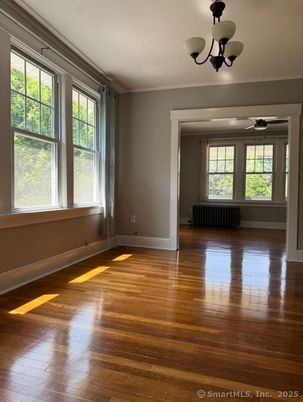 Chandelier, Empty room, Interior, Wood Texture Flooring