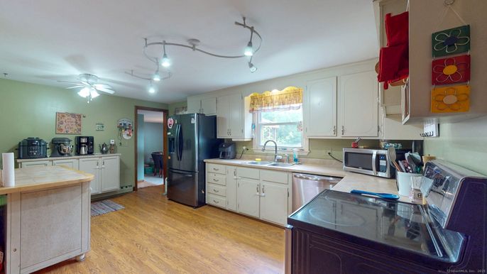 Interior, Kitchen, Wood Texture Flooring