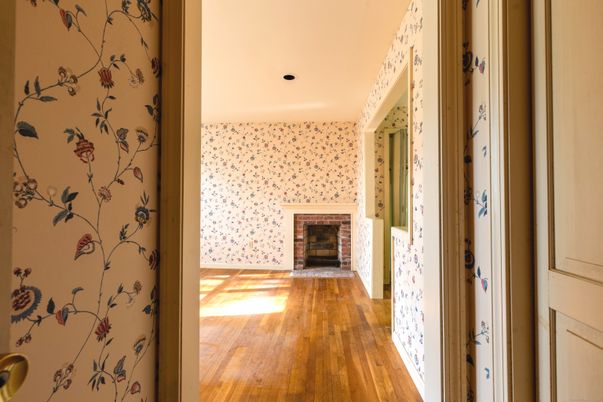 Fireplace, Interior, Wood Texture Flooring
