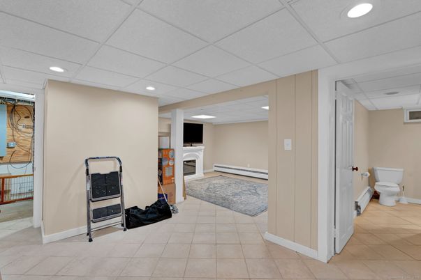 Bathroom, Fireplace, Interior, Recessed Lighting