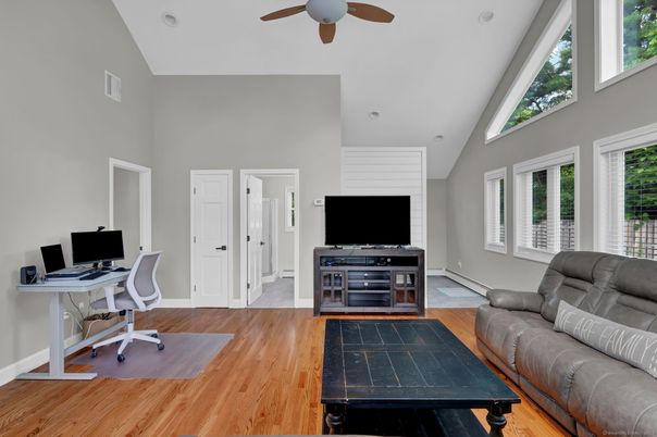 Home Office, Interior, Wood Texture Flooring