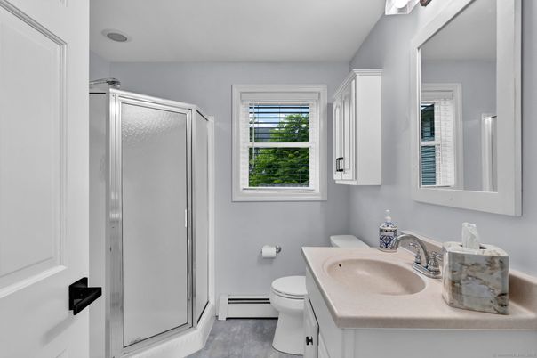 Bathroom, Glass Shower, Interior