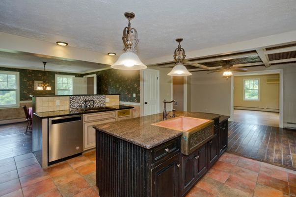 Interior, Kitchen, Pendant Lights, Recessed Lighting