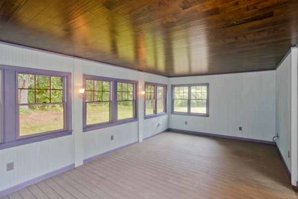 Empty room, Interior, Wooden Ceilings, Wood Texture Flooring