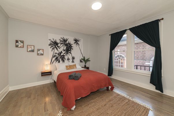 Bedroom, Interior, Wood Texture Flooring