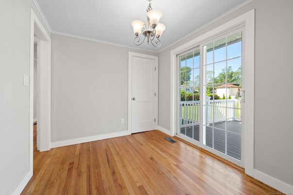 Chandelier, Empty room, Interior, Wood Texture Flooring
