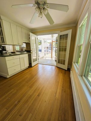 Empty room, Interior, Kitchen, Wood Texture Flooring