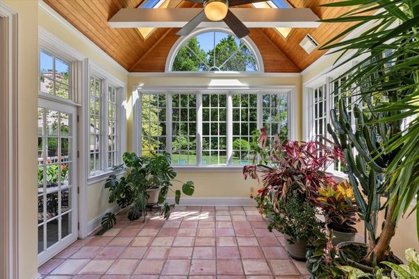 Interior, Sun Room, Wooden Ceilings