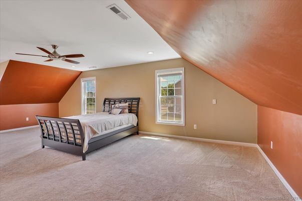 Bedroom, Interior, Recessed Lighting