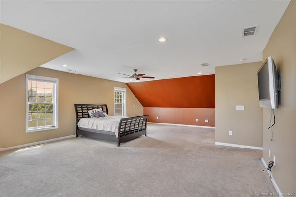 Bedroom, Interior, Recessed Lighting
