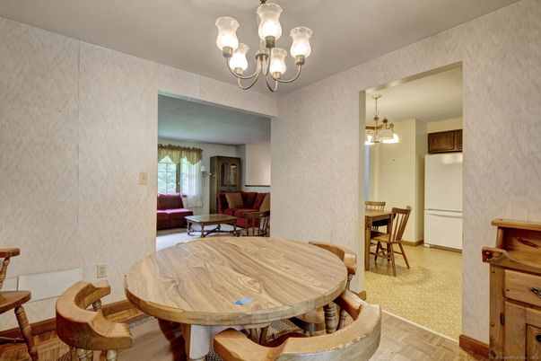 Chandelier, Dining room, Interior, Pendant Lights, Wood Texture Flooring