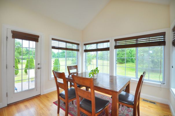 Dining room, Interior, Wood Texture Flooring