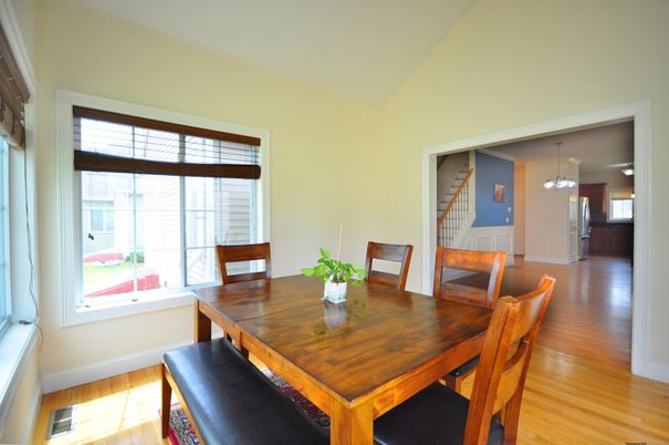 Dining room, Interior, Wood Texture Flooring