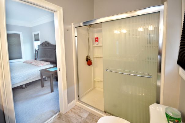 Bathroom, Bedroom, Glass Shower, Interior