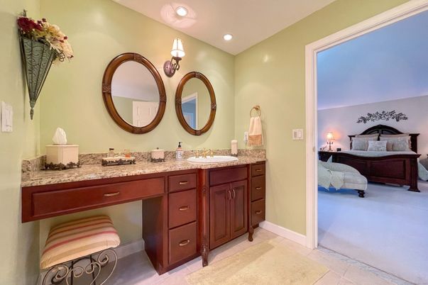 Bathroom, Bedroom, Dual Sink Vanities, Interior, Recessed Lighting