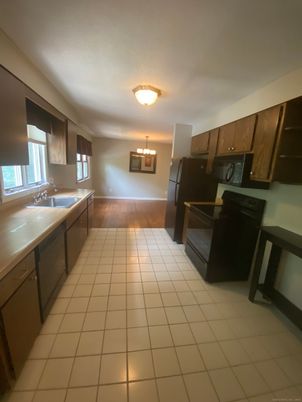 Interior, Kitchen, Pendant Lights, Wood Texture Flooring