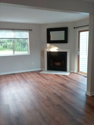 Empty room, Fireplace, Interior, Wood Texture Flooring