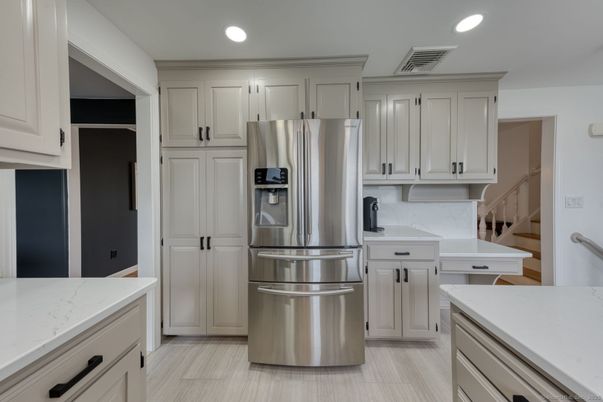 Interior, Kitchen, Recessed Lighting, Stainless Steel Appliances