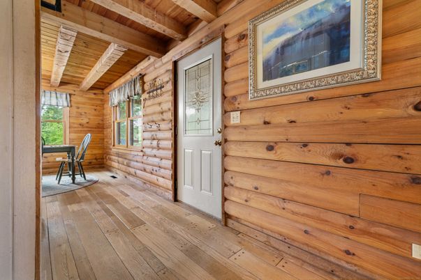 Empty room, Interior, Wooden Beams, Wooden Ceilings, Wood Texture Flooring, Wooden Walls