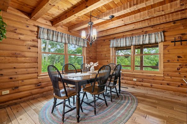 Dining room, Interior, Wooden Beams, Wooden Ceilings, Wood Texture Flooring, Wooden Walls