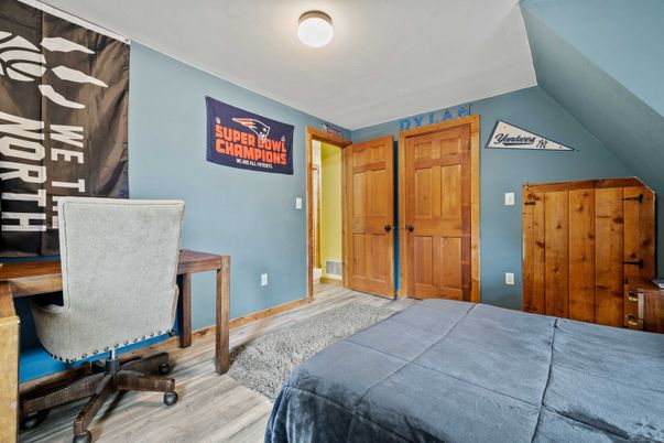Bedroom, Home Office, Interior, Wood Texture Flooring