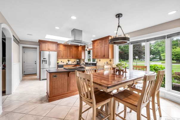 Dining room, Interior, Kitchen, Pendant Lights, Recessed Lighting