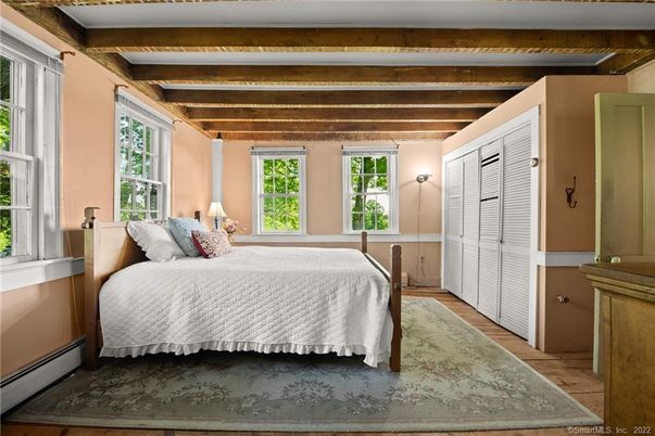 Bedroom, Interior, Wooden Beams, Wood Texture Flooring