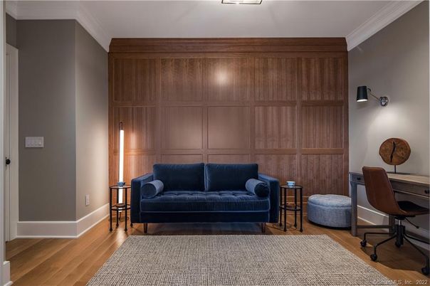 Home Office, Interior, Wood Texture Flooring