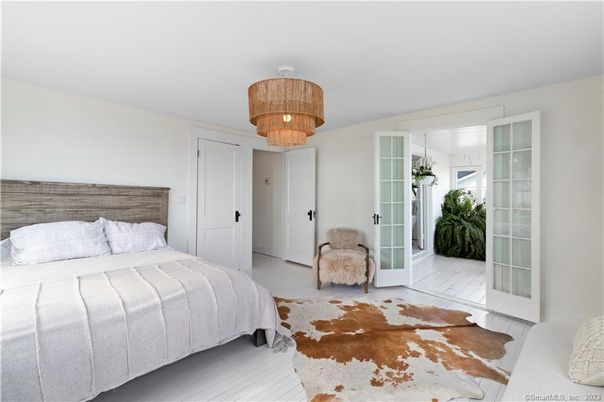 Bedroom, Chandelier, Interior, Wood Texture Flooring
