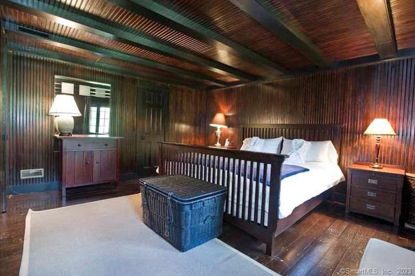 Bedroom, Interior, Wooden Beams, Wooden Ceilings, Wood Texture Flooring, Wooden Walls