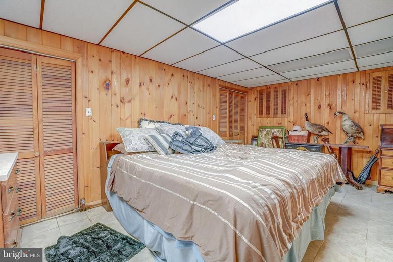 Bedroom, Interior, Wooden Walls