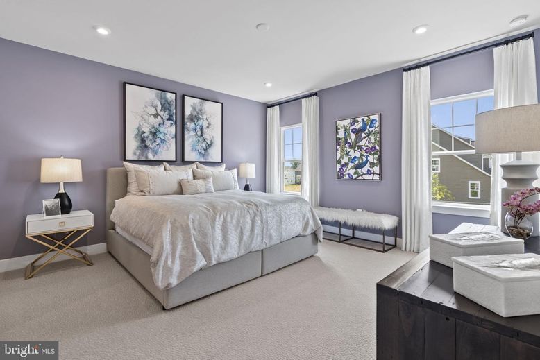 Bedroom, Interior, Recessed Lighting
